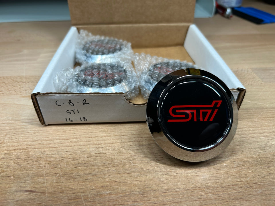 Clearance - 16", 17", 18" and 15x8" STI - Chrome - Black - red