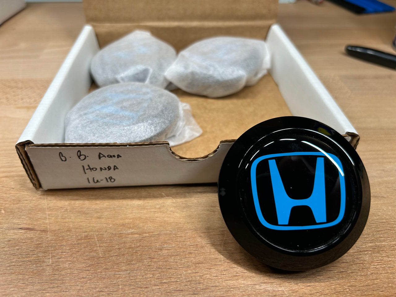 Clearance - 16", 17", 18" and 15x8" Honda: Black - Black - Aqua