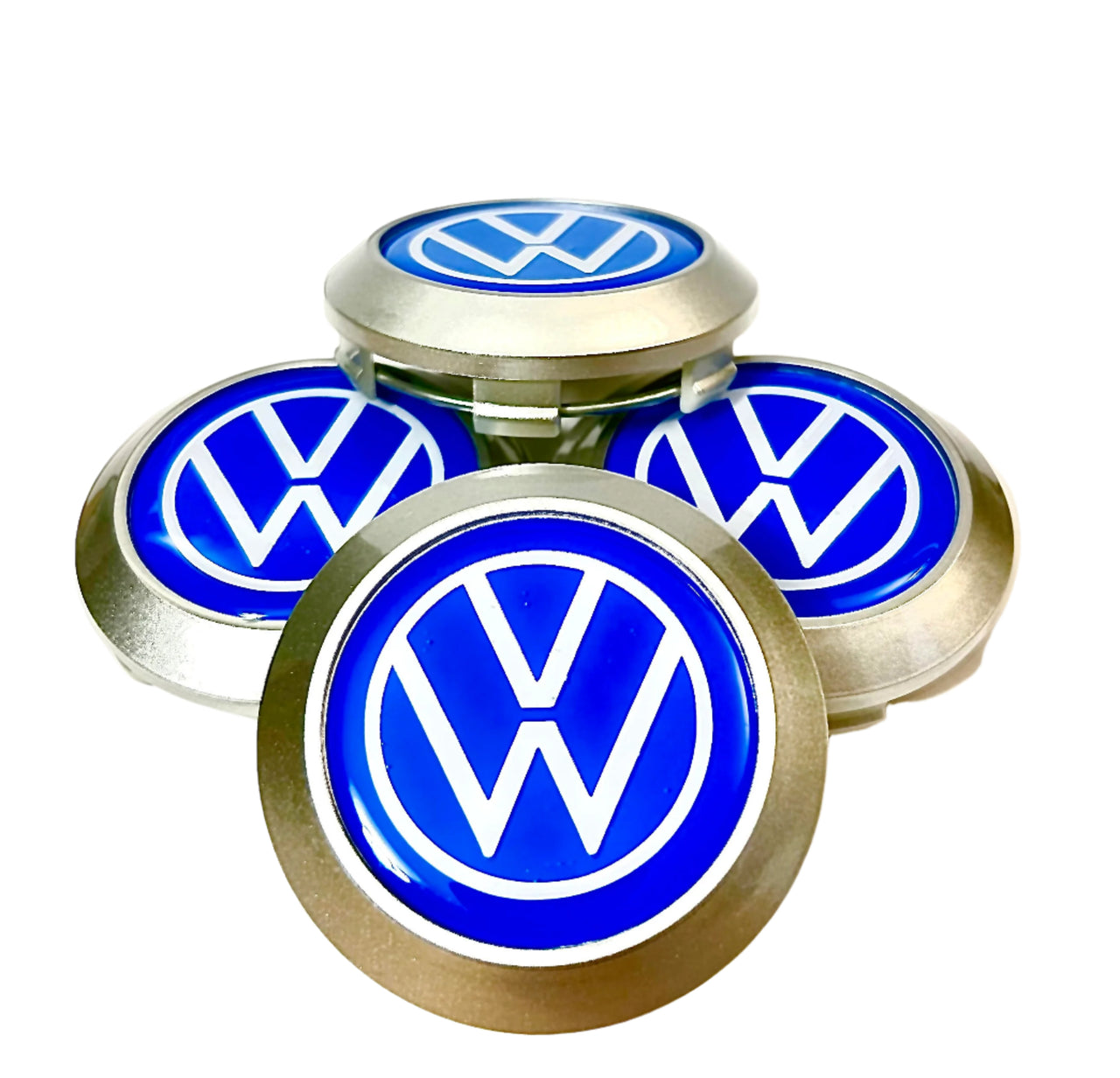Center Cap : VW Volkswagen Logo Enkei RPF1 Center Caps (Set of 4)