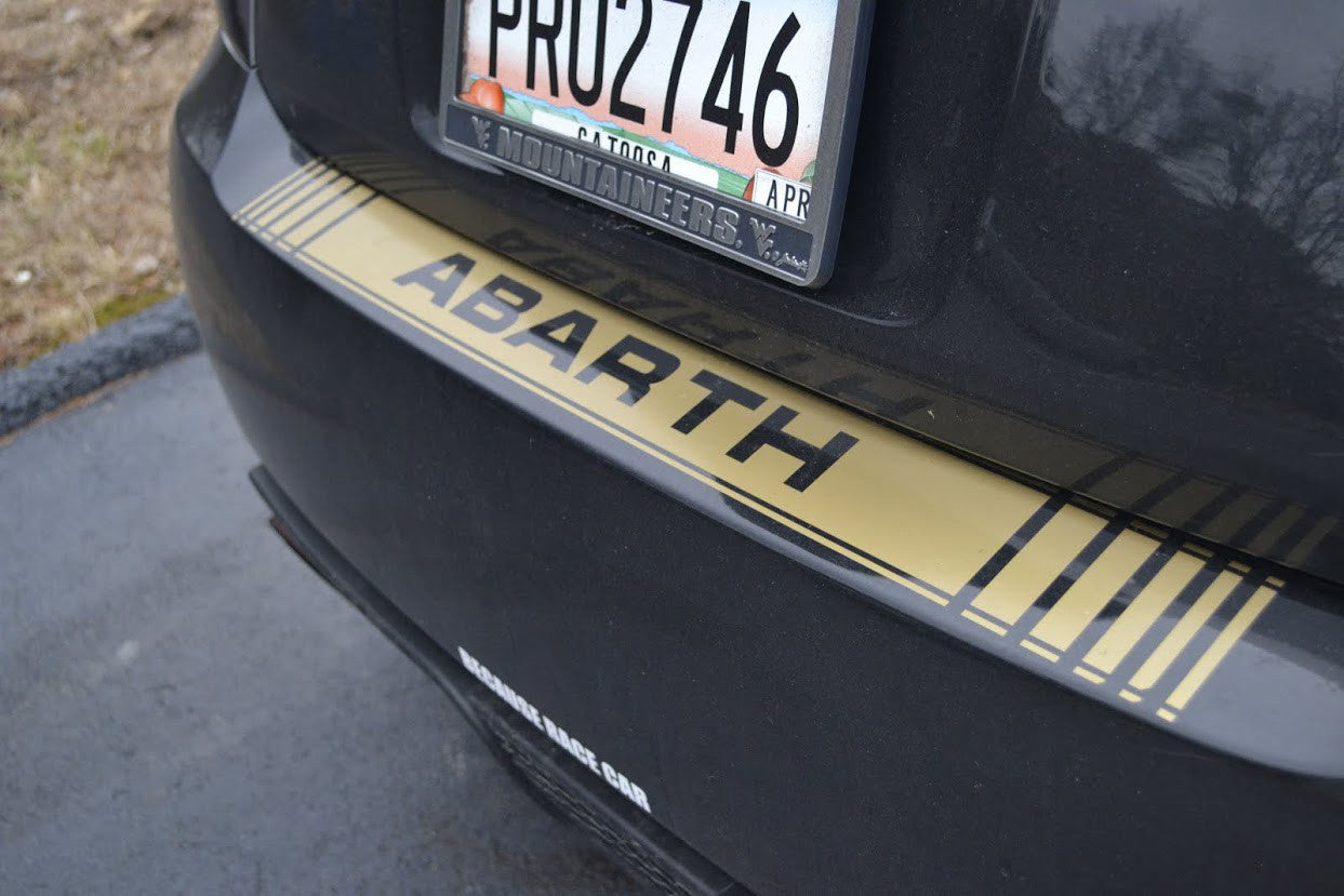 Sticker : Fiat 500 Abarth Bumper Decal