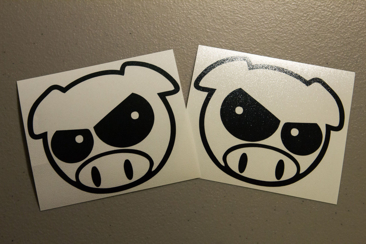 Sticker : Angry Rally Pig