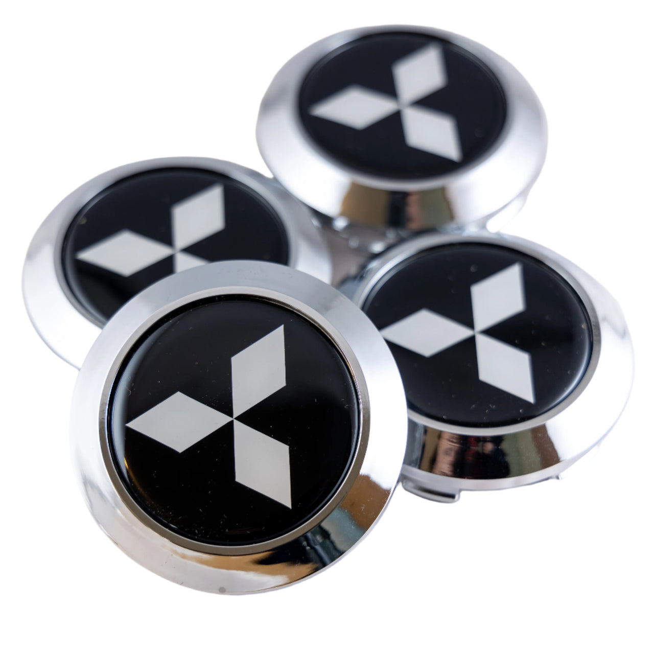 Mitsubishi Logo ENKEI RPF1 Center Caps (Set of 4)