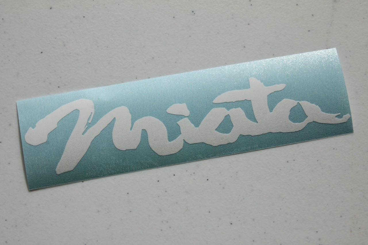Sticker : Miata Script