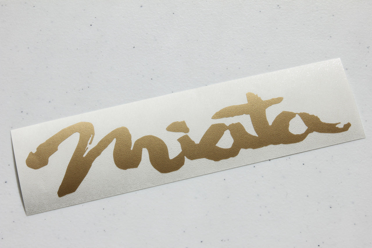 Sticker : Miata Script