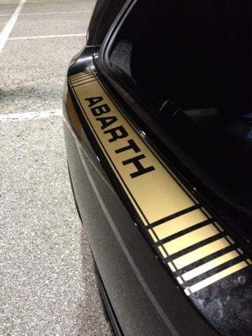 Sticker : Fiat 500 Abarth Bumper Decal